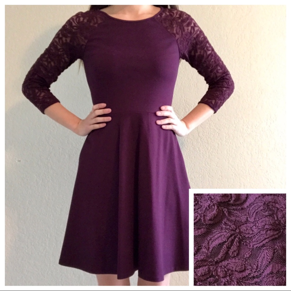 Express NWOT lace skater dress